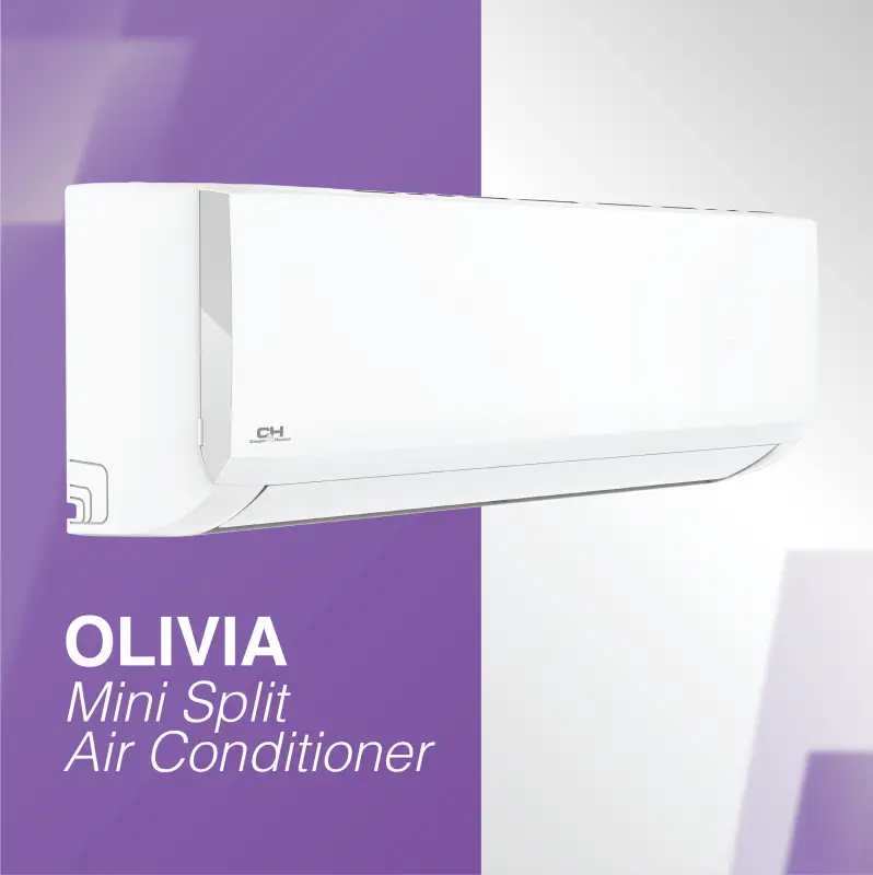 Cooper & Hunter 2 Zone 48,000 BTU OLIVIA Ductless Mini Split AC Wall Mounted 18k+24k - Image 4